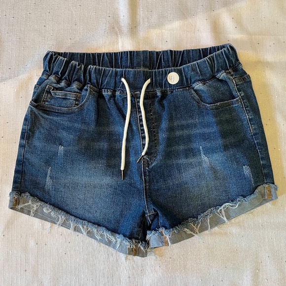 Shein Curve Elastic Waist Denim Shorts Size 2XL - Picture 1 of 5